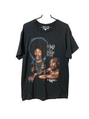 Snoop Dogg And Tupac Against The World Deathrow Graphic Tee Headgear Classics L